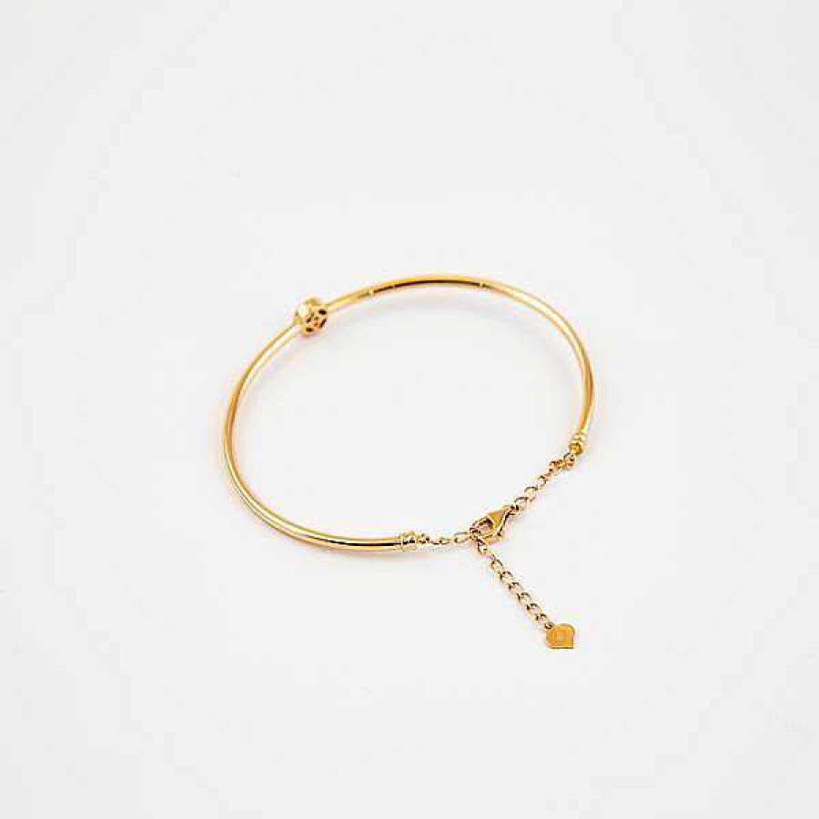 Pulseras Joyería | Pulsera De Aro Con Brillantes