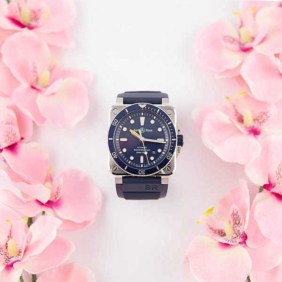 Relojes Relojería especial Joyas y Flores | Br 03-92 Diver Blue