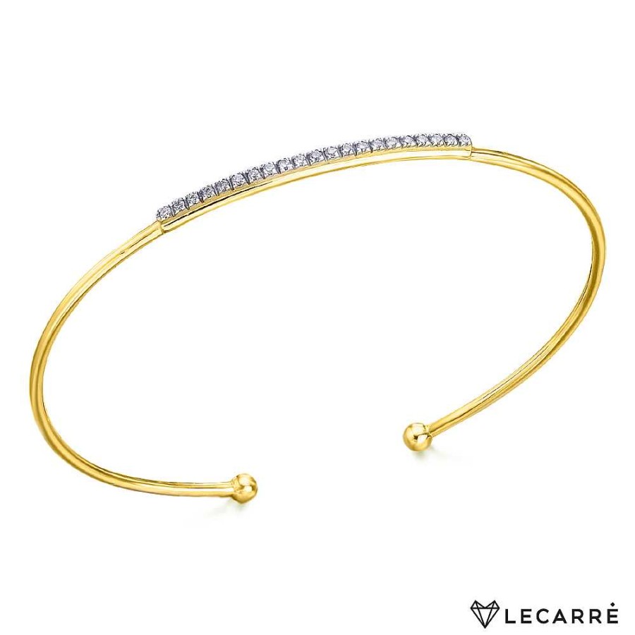 Pulseras Pulseras | Pulsera Abierta Con Brillantes