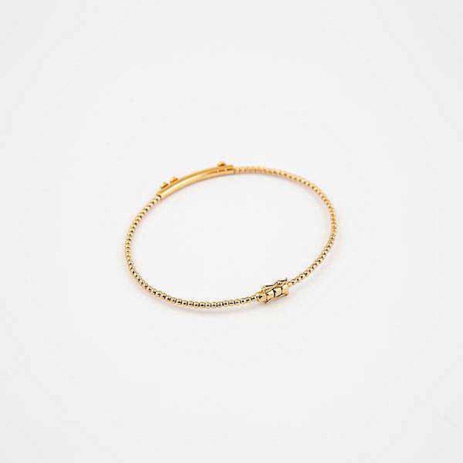 Pulseras Joyería | Pulsera De Aro Con Brillantes